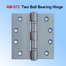 S.S. 2 ball bearing hinge with screws