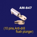 Anti-drill flush plunger lock supplier