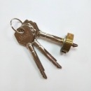 brass cross key lock cylinder supplier