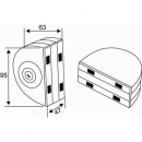 Stainless steel Glass door lock manufacturer