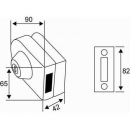 Glass door lock factory