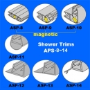 Shower trims with magnetic supplier