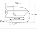 Anti-theft brake disc lock for wheel