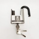 Shrouded shackle anti-cut Padlock