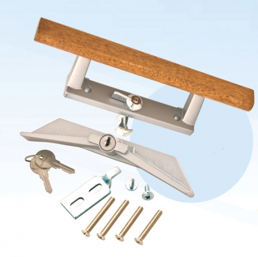 Patio door lock wooden handle manufacturer