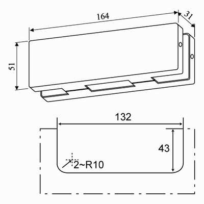Patch Fitting Strike Box factory
