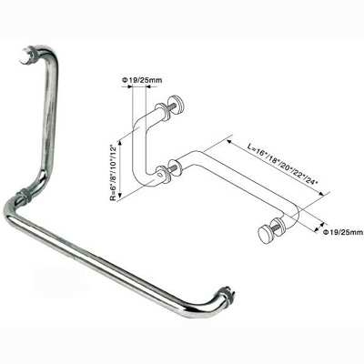 glass pull handle supplier