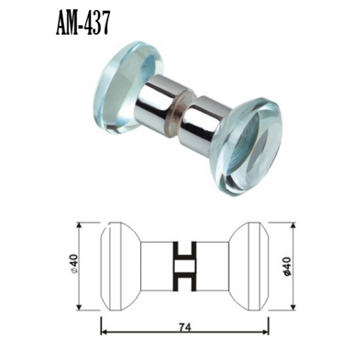 Shower door knob-1