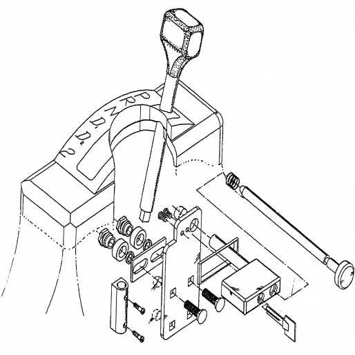 Pin lock for car manufacturer