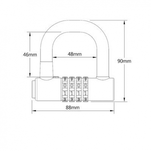 La especificacion de cerradura combinacion para puerta escolar