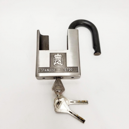 Shrouded shackle anti-cut Padlock