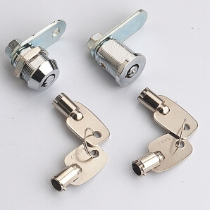 Cam locks such as flush plunger lock, vending machine cam lo