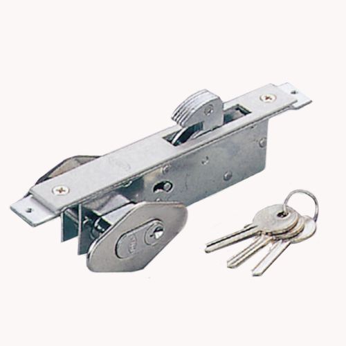 Details about   Aluminum alloy door invisible with key cross lock KFC door lock Floor lock 