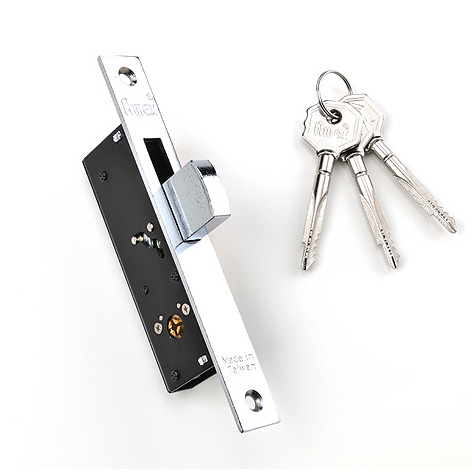 Door lock with 3 cross keys supplier