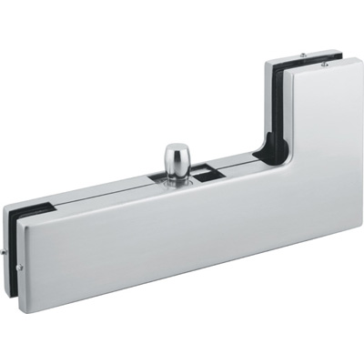 L type glass patch fitting