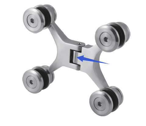 Glass spider hinge supplier