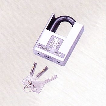 Stainless steel padlock with keys manufacturer