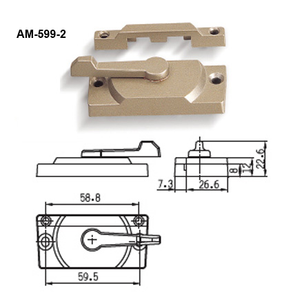 Locking for GUILLOTINE window